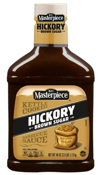 KC MASTERPIECE Hickory 'Brown Sugar' Barbecue Sauce Kettle Cooked 1130 gr
